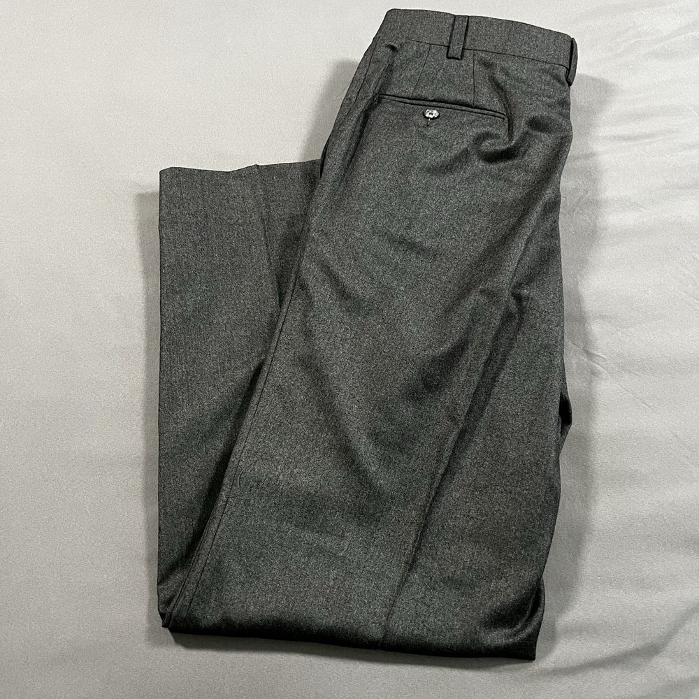 Riviera by Jack Victor Dress Pants 100% Wool Mens 40‎ R Trouser Haze Pant Model